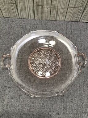Vintage Lancaster Peak Pinks handled dish